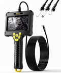 Handheld Endoscope Camera with Light – 16.5FT Semi-Rigid Cable 4.3'' IPS Screen Snake Camera with 8 LED Lights, IP67 Waterproof Borescope for Automotive Repair, Plumbing Inspection, HVAC