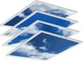 4 Pack 2x4 LED Flat Panel Light Drop Ceiling Fixture
