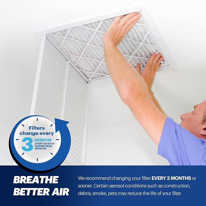 BNX TruFilter 14x24x1 Air Filter MERV 13 (6 Pack)