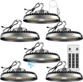 Lightdot Smart 300W LED High Bay Light 45000lm 5000K Commercial Bay Lighting (6Pack)