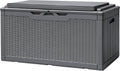 Devoko 100 Gallon Deck Box Waterproof Outdoor Storage Box with Cushion