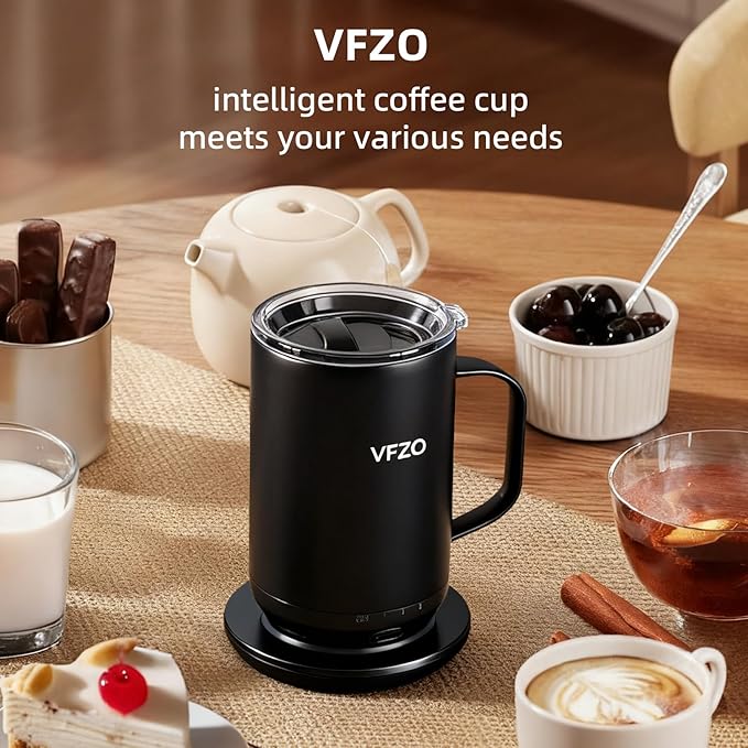 Self Heating Coffee Mug, High-Capacity- 18 oz, 180 Min Battery Life, Smart