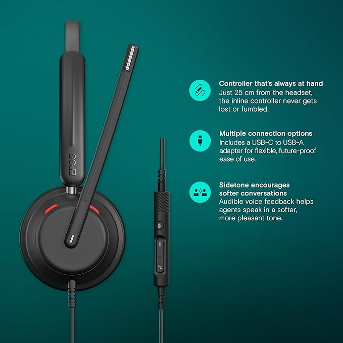 EPOS IMPACT 760T Dual-Sided Wired Headset