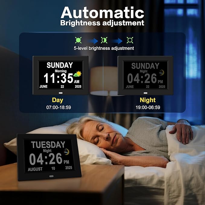 11'' Large Display Digital Alarm Clock