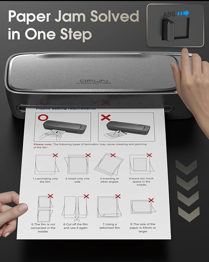 Qfun Laminator Machine 13 Inch Thermal Laminating machine 11x17