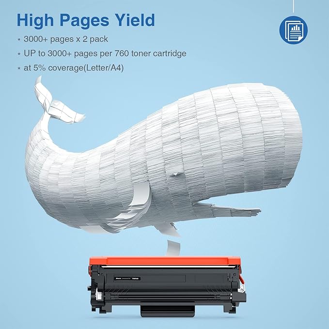 TN760 Toner Cartridge Compatible Replacement