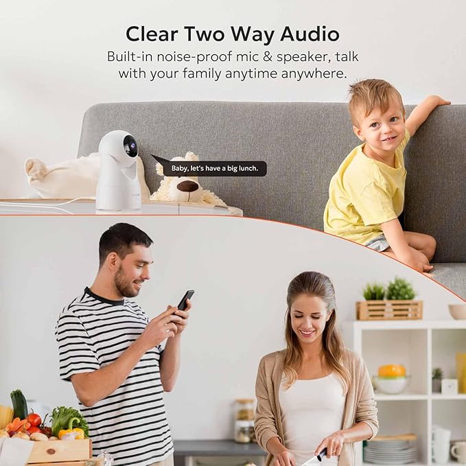 owltron Indoor Security Camera 2K, 360° Cameras