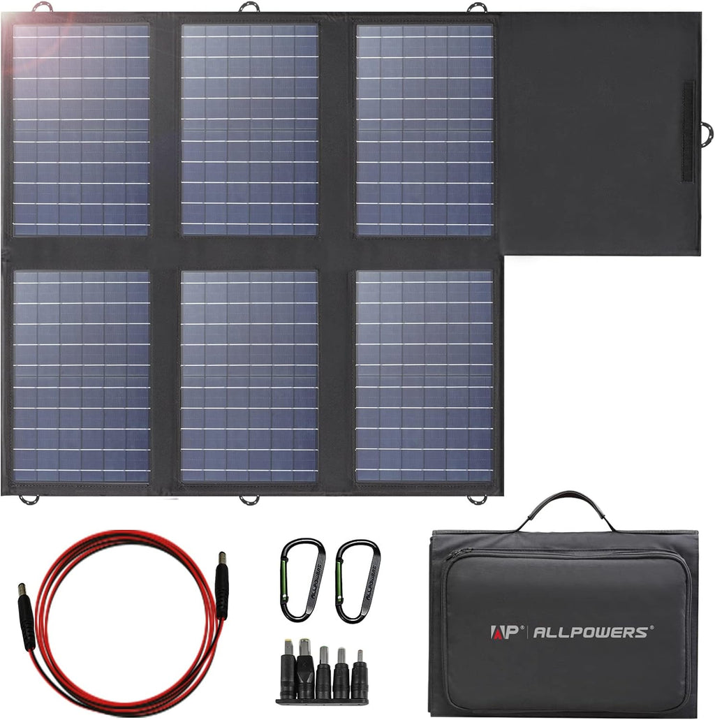 ALLPOWERS SP026 60W Portable Solar Panel, Foldable Solar Charger