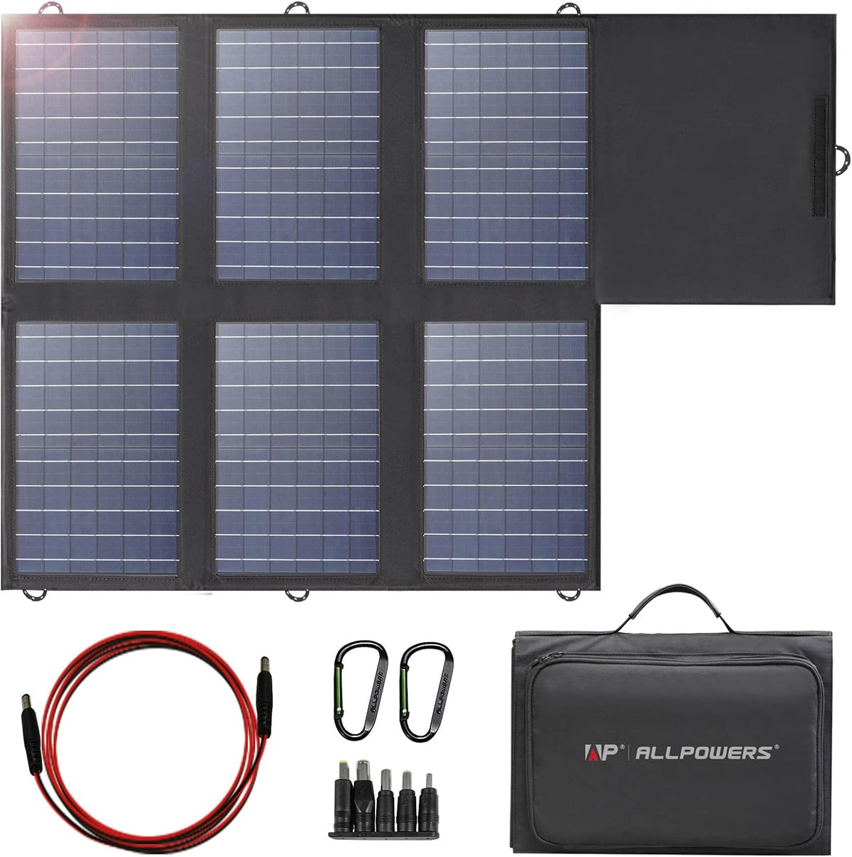 ALLPOWERS SP026 60W Portable Solar Panel, Foldable Solar Charger