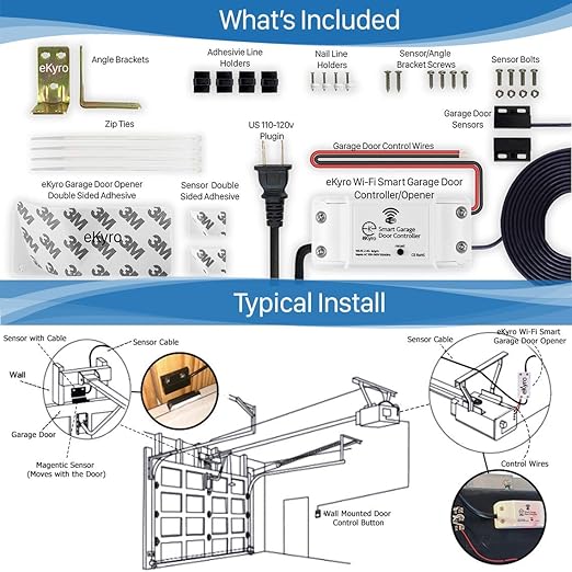 eKyro Smart Garage Door Opener
