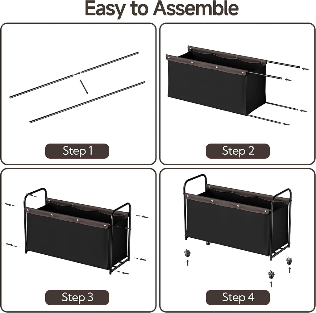 storageworks 135l extra large storage chest with wheels showing dimensions