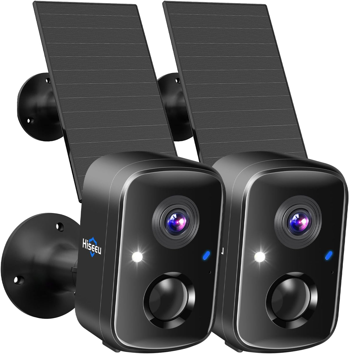 Hiseeu Security Cameras Wireless Outdoor, PIR/AI Motion Detection, Waterproof