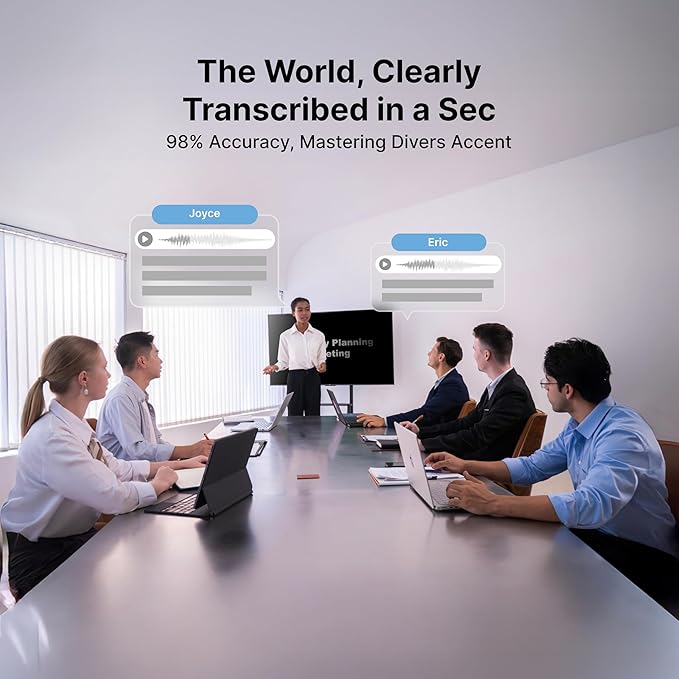 Comulytic Note Pro AI Voice Recorder, Unlimited Transcribe & Summarize