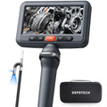 DEPSTECH Dual Lens Articulating Borescope,Endoscope Camera with Light 5FT