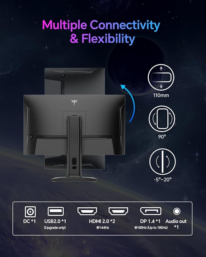 KTC 24 Inch Gaming Monitor 180Hz
