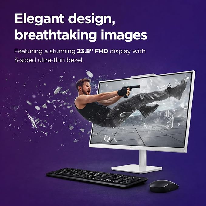 Lenovo 24" FHD All-in-One Desktop