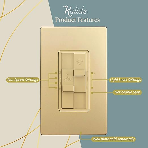 TOPGREENER Kalide Combo Dimmer Switch
