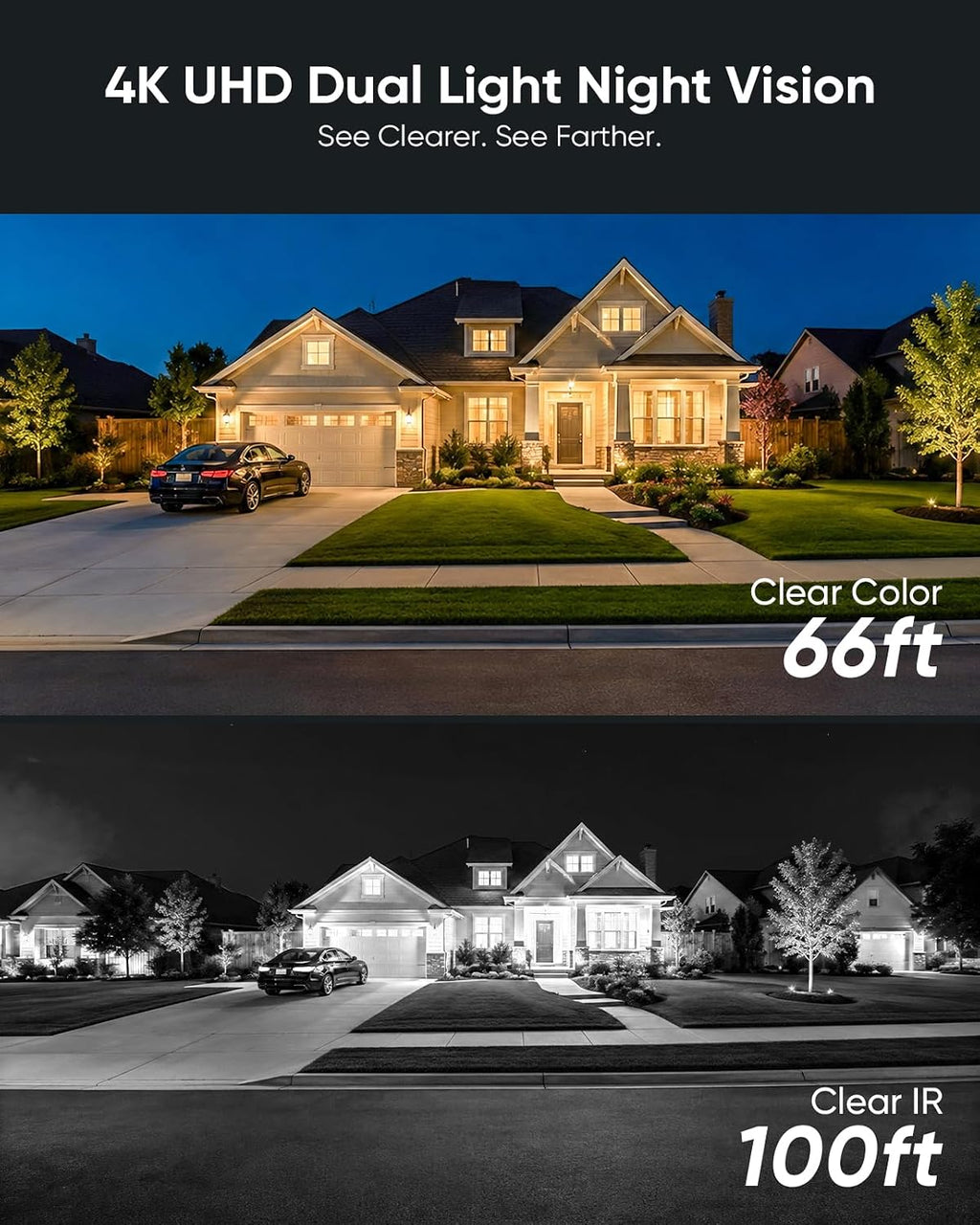 sannce 4k poe security camera system - nvr, package contents