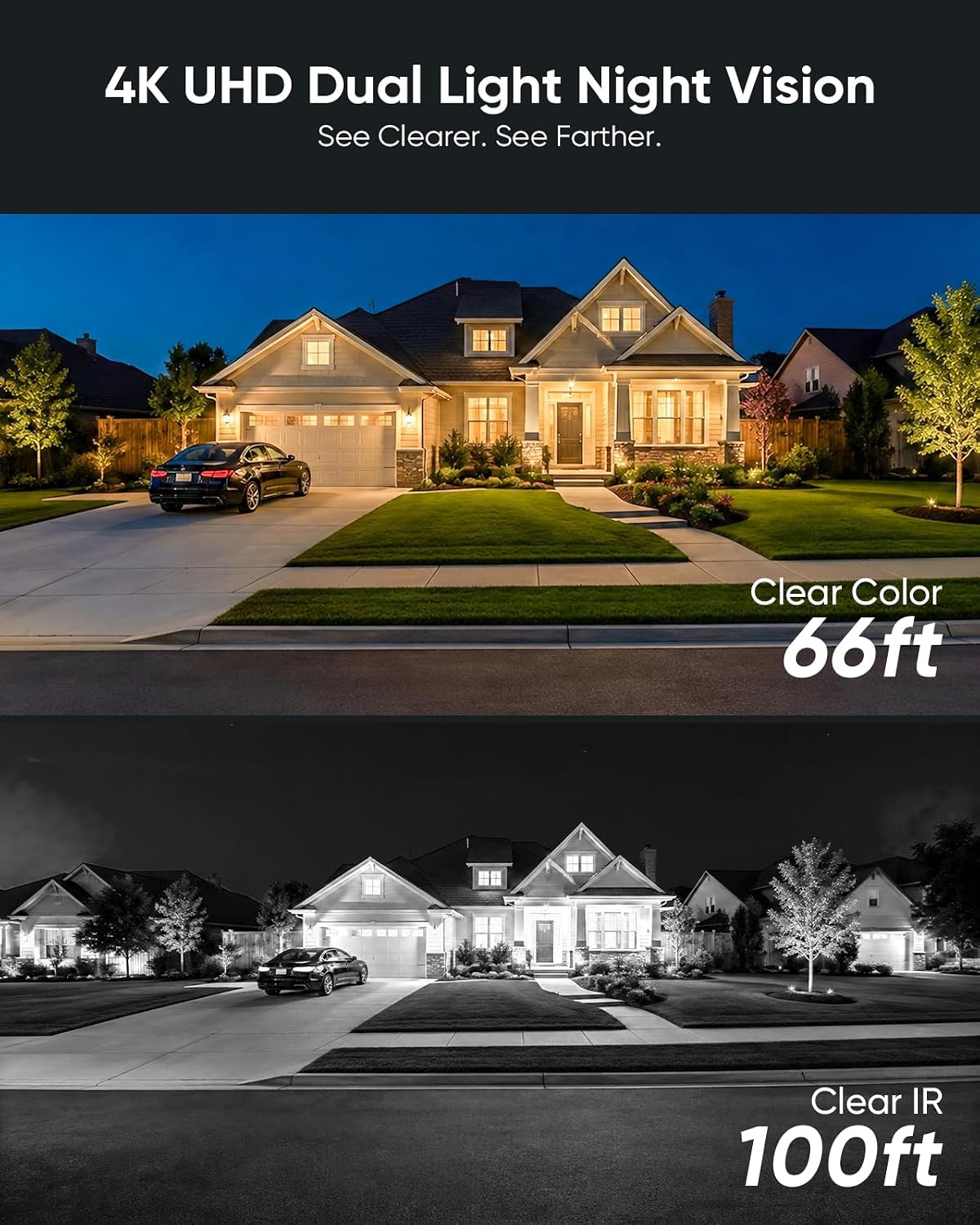 sannce 4k poe security camera system - nvr, package contents