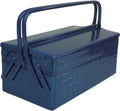 TRUSCO GL-410-B 2-Tier Tool Box, 16.2 x 8.7 x 11.4 inches (412 x 220 x 289 cm), Blue