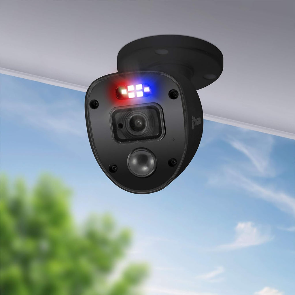 Swann 1080p Black Flashing Lights Bullet Camera (Add-on)
