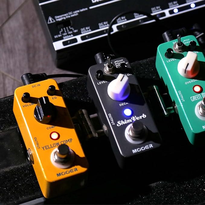 MOOER Yellow Compressor Comp guitar pedal bass compressor, True Bypass guitar