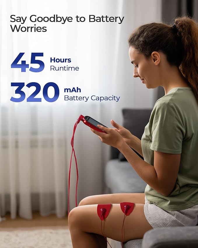 KingPavonini 3-in-1 TENS Unit Muscle Stimulator