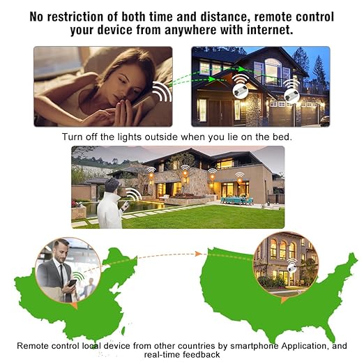 eMylo Smart WiFi Light Switch Wireless Relay Switch Module Remote Control Home