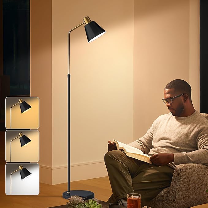Dimmable Black Vintage Floor Lamps