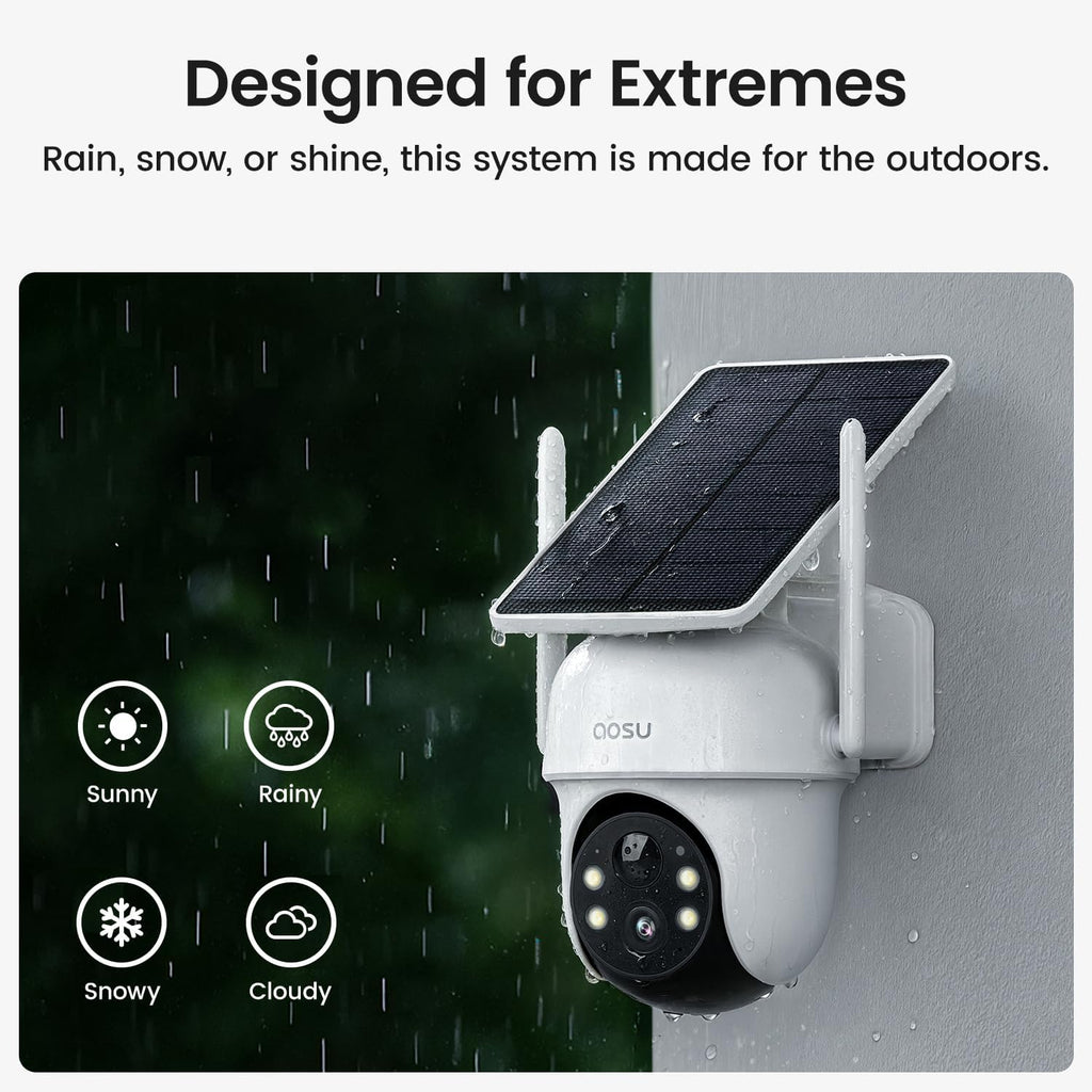 aosu d1 classic 6-cam kit, security cameras wireless, view 10
