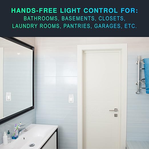 EverElectrix 4 Pack Motion Sensor Light Switch, Indoor Occupancy & Vacancy