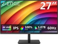 Z-Edge U27P4K 27-inch 4K Monitor IPS Ultra HD 3840x2160, 60Hz Refresh Rate