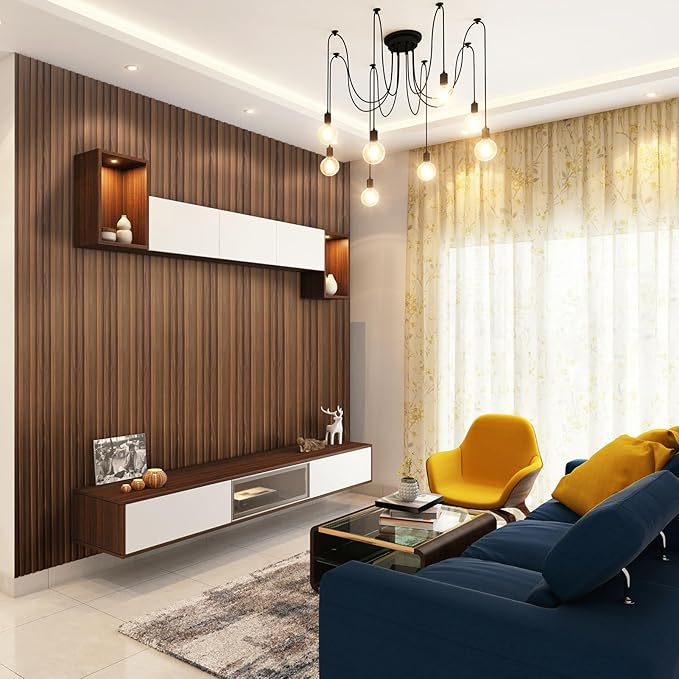Art3d Slat Wall Panels, WPC Soundproof 3D Wall Paneling (8-Pack)