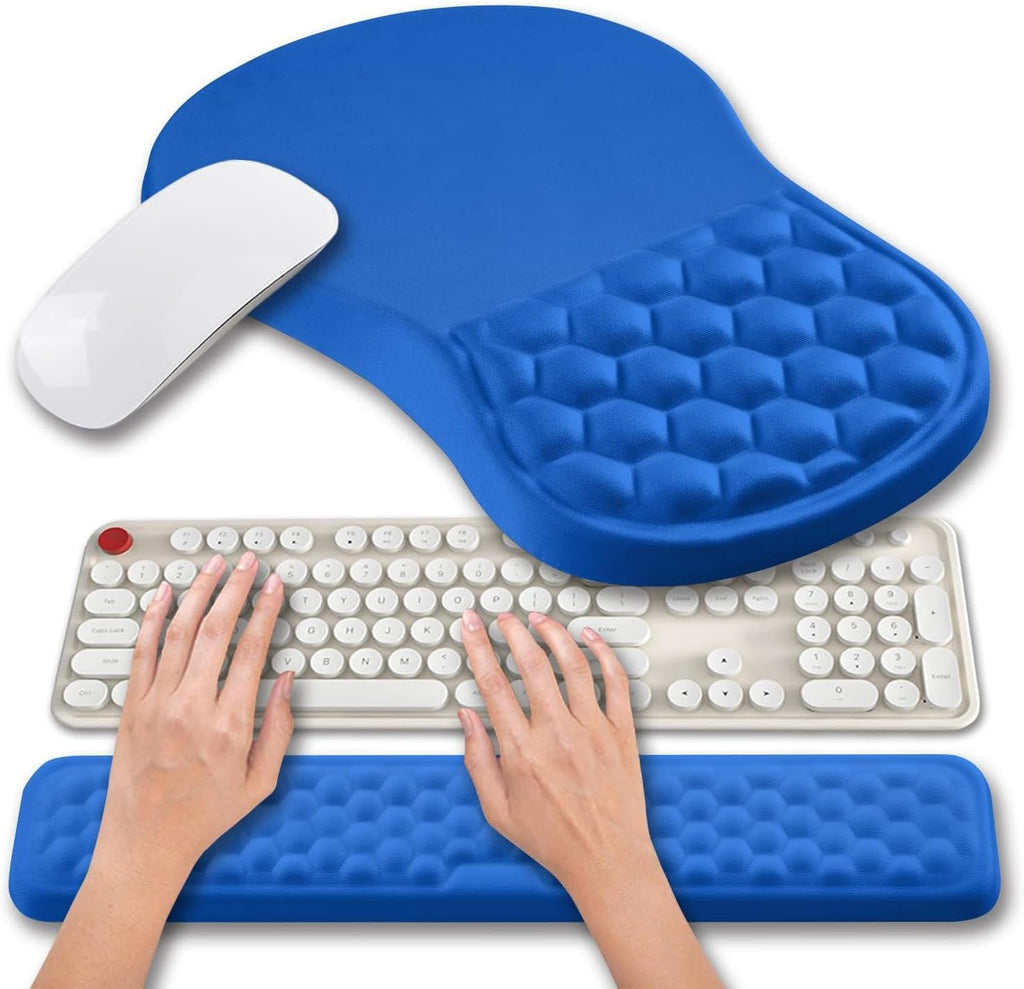 Hokafenle 2 in 1 Ergonomic Mouse Pad Wrist Support & Wrist Rest