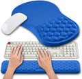 Hokafenle 2 in 1 Ergonomic Mouse Pad Wrist Support & Wrist Rest