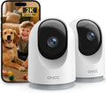 GNCC 2K Cameras for Home Security-Indoor Pan/Tilt Cameras for Baby Monitor/Pet
