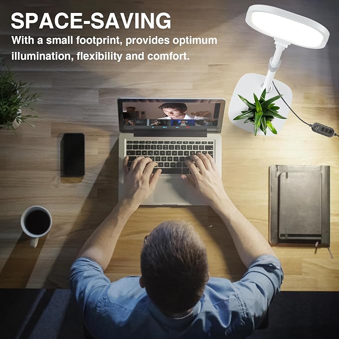 White 1Pack Video Conference Lighting