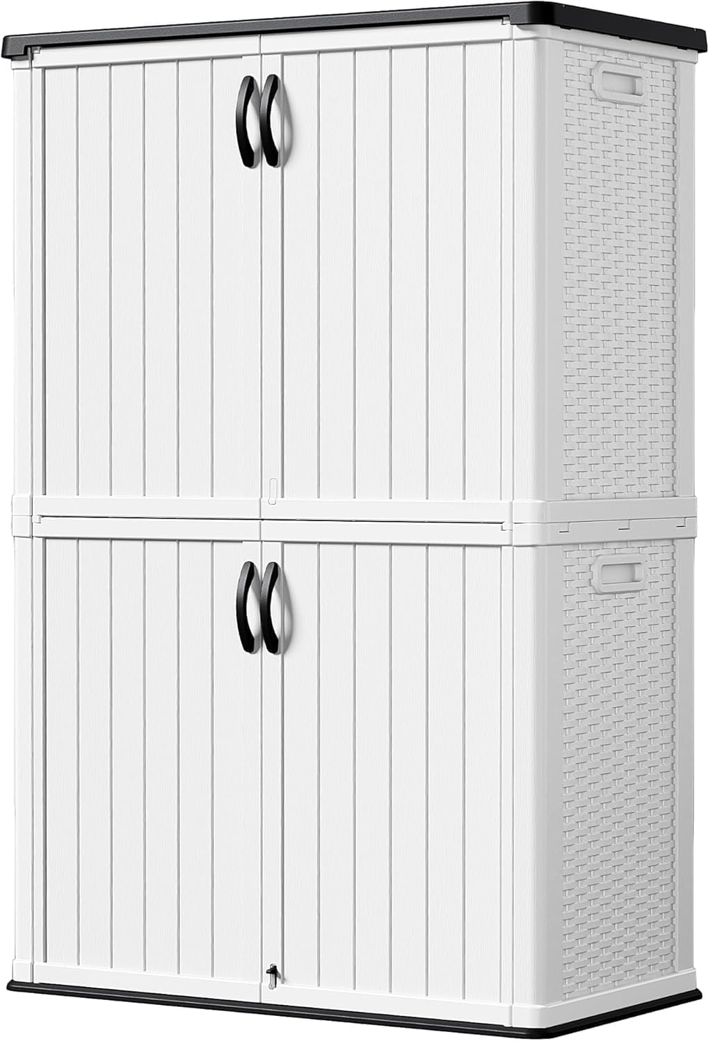 devoko 50 cu ft outdoor storage cabinet shown in use