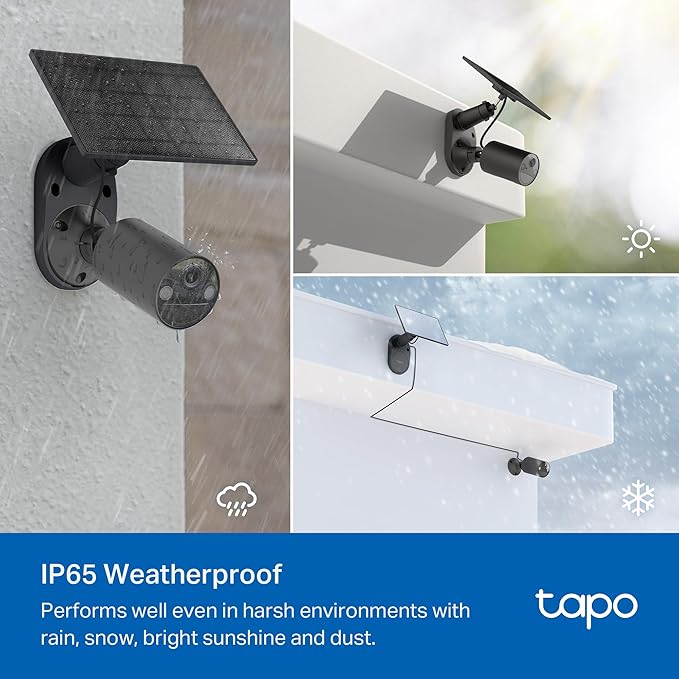 Tapo SolarCam 1080p Outdoor Wireless Security Camera