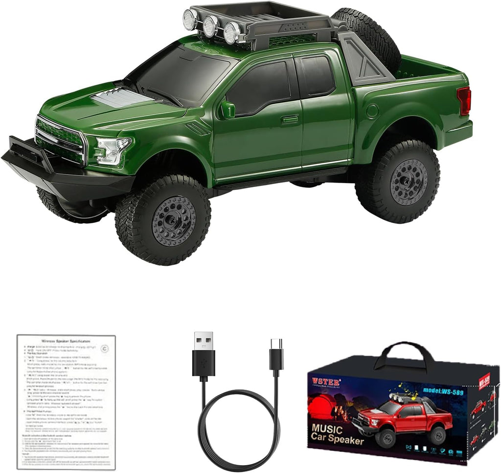 WS-589 Rugged Pickup Truck Bluetooth Replica Speaker – Portable Audio