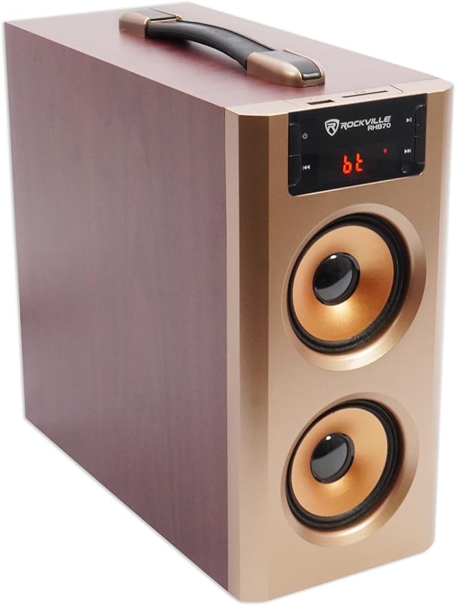 Rockville RHB70 Home Theater Compact Powered Speaker System, 2.1 Channel