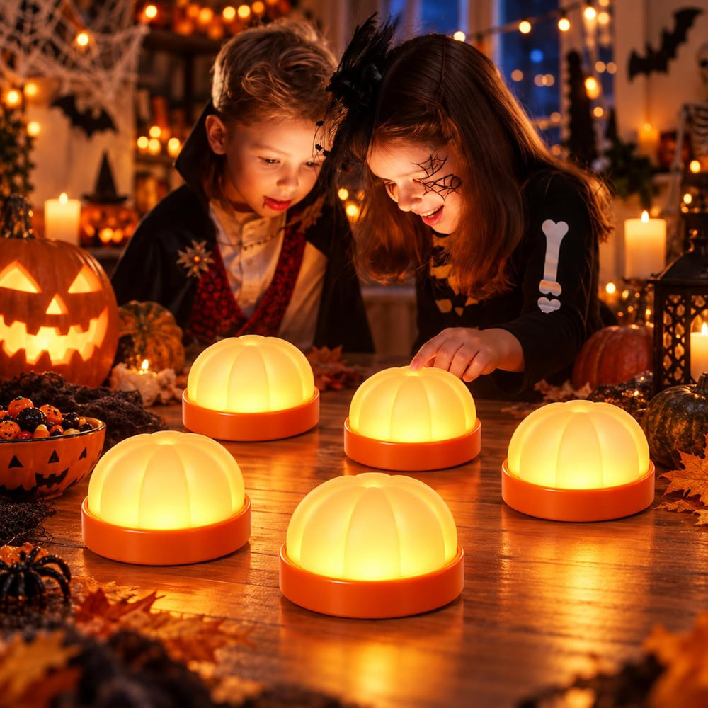 Halloween Pumpkin Lights, LED Pumpkin Lights with Remote and Timer