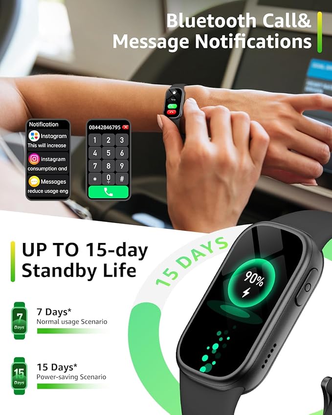 Asmoda Fitness Tracker, Smart Watch