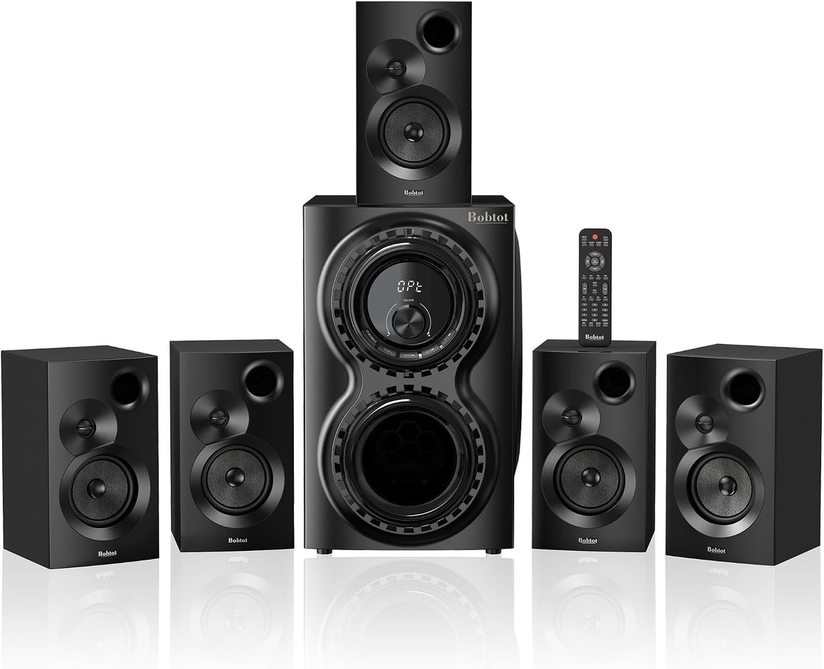 Bobtot Home Theater Sound System 5.1 Surround Sound Systems