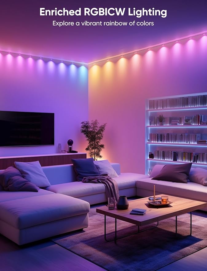 Smart RGB String Downlights, 30ft