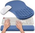 Hokafenle 2 in 1 Ergonomic Mouse Pad Wrist Support & Wrist Rest