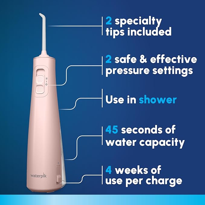 Waterpik Cordless Pulse Rechargeable Portable Water Flosser