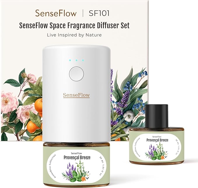 SF101 Pro Plug In Air Freshener, Waterless Essential Oil Diffuser, Non-Toxic