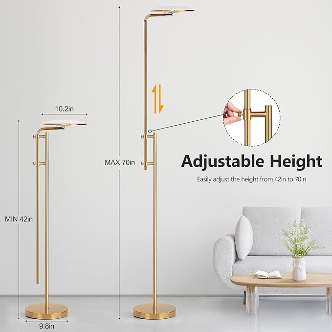 SUNMORY 32W/3000LM Floor Lamps, Super Bright LED Standing Lamp