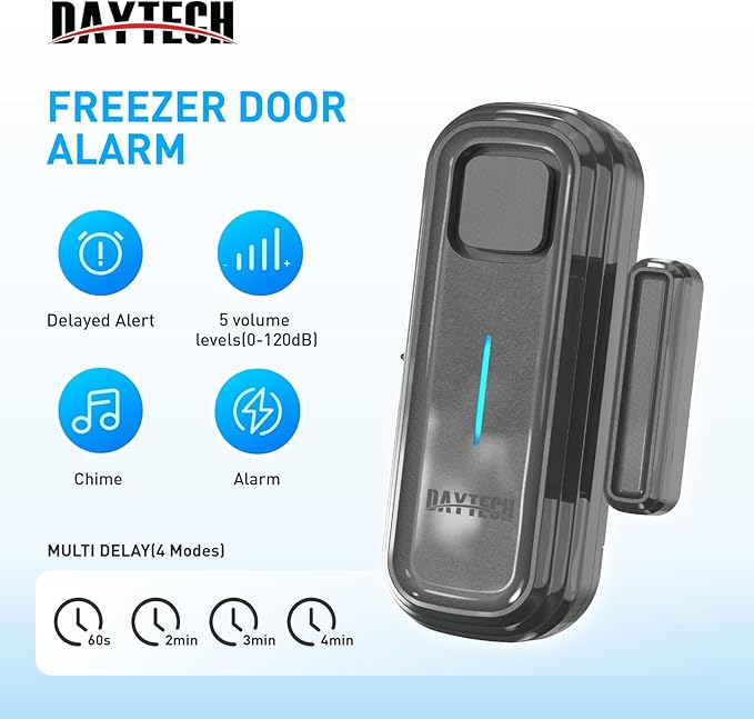Daytech Refrigerator & Freezer Door Alarm (5PCS)